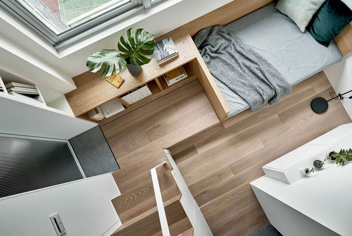 Thiết kế căn hộ Studio nhỏ theo phong cách hiện đại với đủ tiện ích