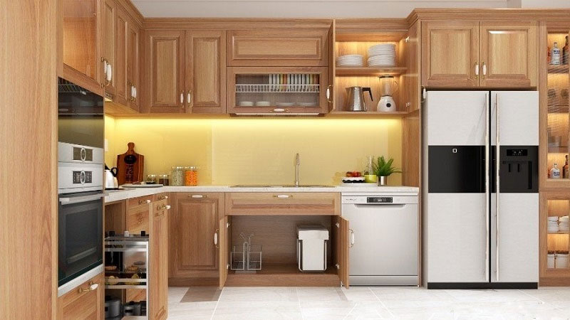 Tủ bếp thông minh giúp bạn vận dụng tối đa không gian bếp