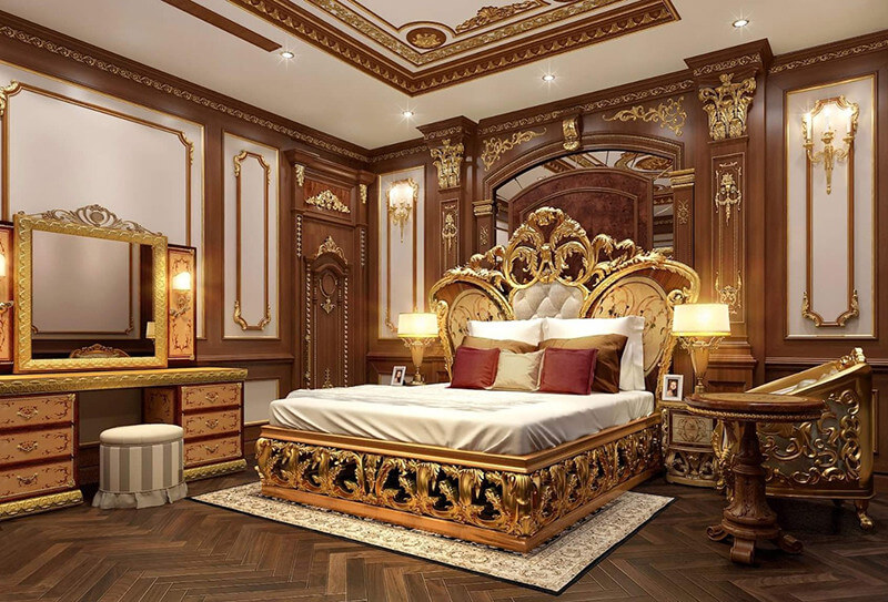 Thiết kế phòng ngủ phong cách cổ điển