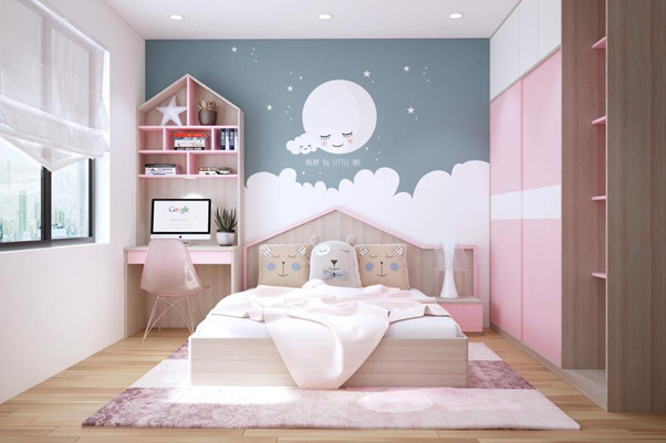 Phòng ngủ dành cho trẻ trong phong cách hiện đại