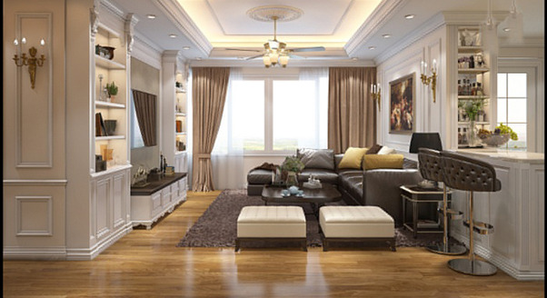 Xu hướng thiết kế nội thất chung cư mang đậm phong cách cổ điển