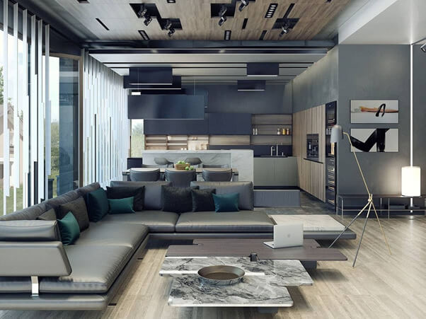 Thiết kế nội thất công nghệ cao tạo sự tiện dụng và hiện đại cho căn hộ