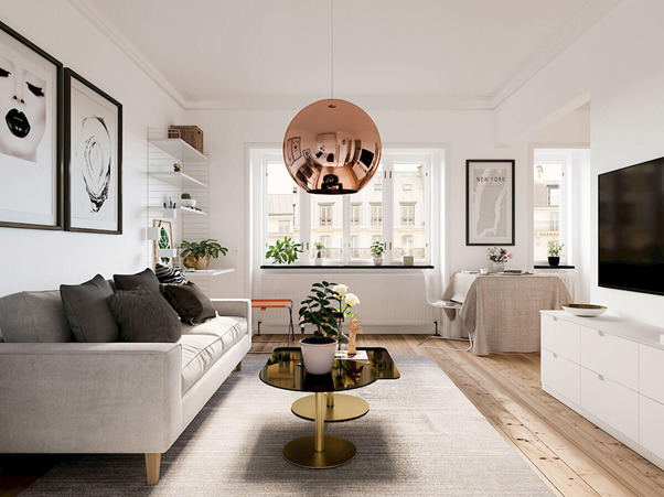 Thiết kế nội thất hiện đại tạo không gian tinh tế và sành điệu