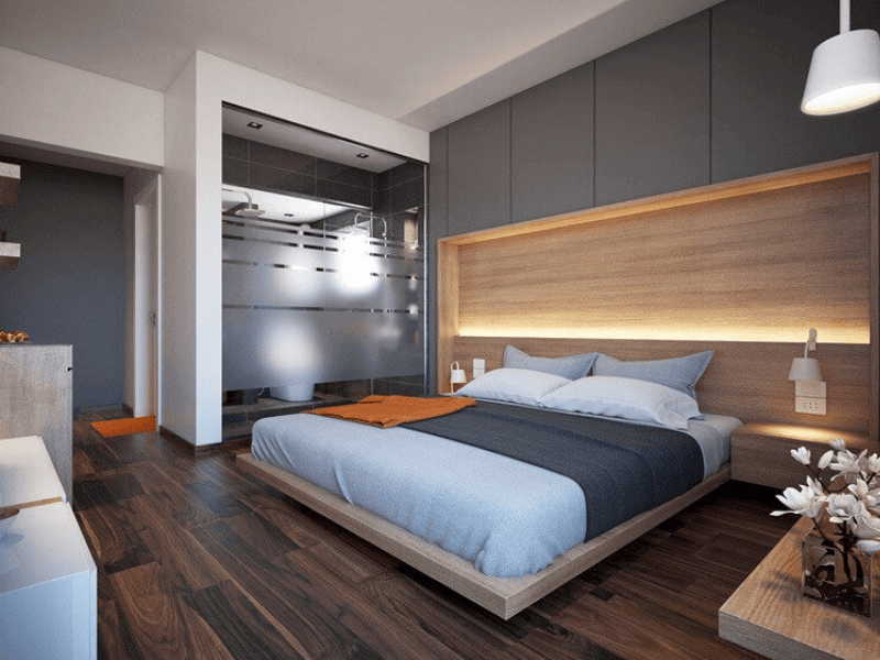 Mẫu thiết kế phòng ngủ chung cư hiện đại và vô cùng đa năng