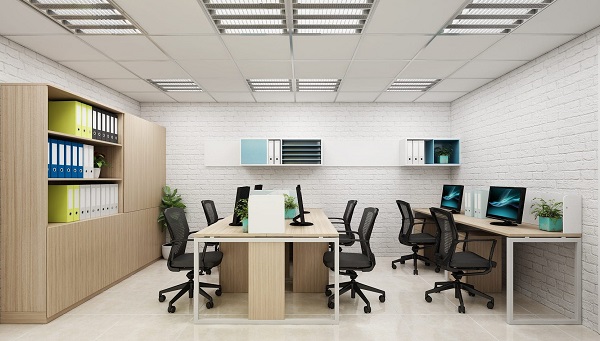 Thiết kế văn phòng 20m2 cổ điển thường thấy tại nhiều văn phòng