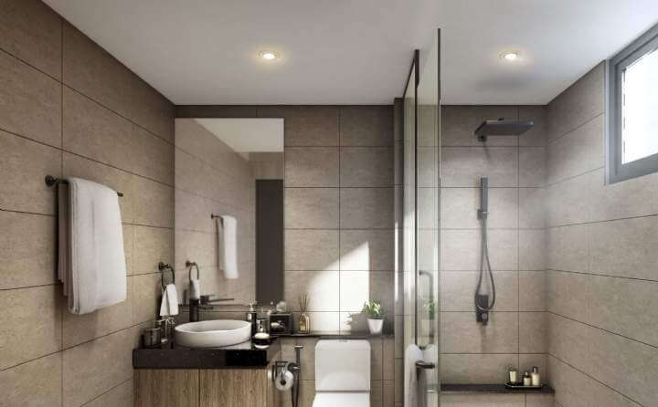 Một phòng tắm hoàn hảo sẽ giúp cho gia chủ tái tạo năng lượng sau một ngày làm việc