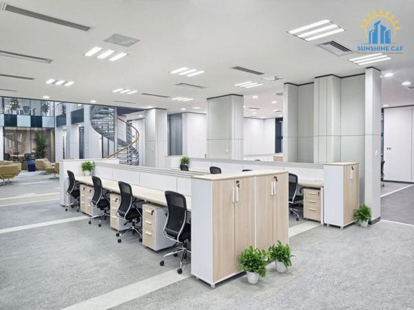 25+ Mẫu thiết kế văn phòng 50m2 đẹp, hiện đại, tiện nghi, tối ưu không gian