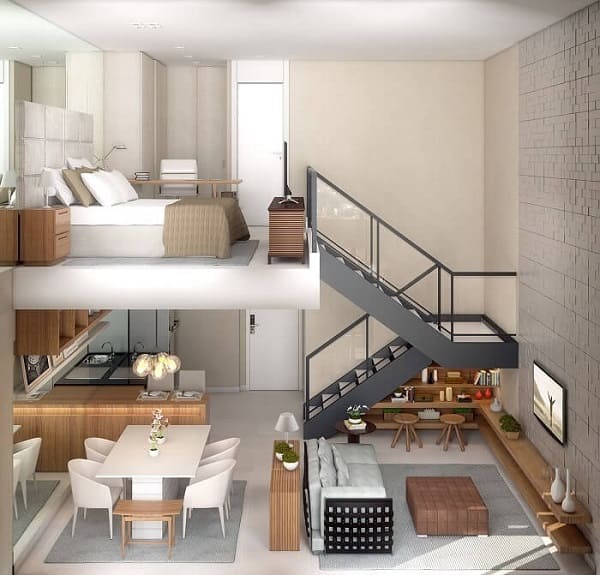 Thiết kế nội thất chung cư mini cho gia đình 4 thành viên