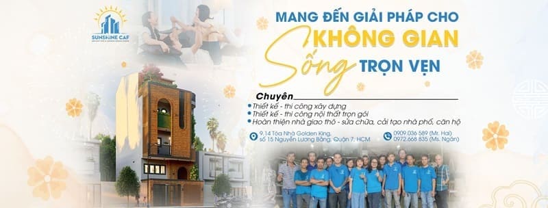 Lợi ích khi thiết kế thi công nội thất tại quận Bình Thạnh tại Sunshine Caf